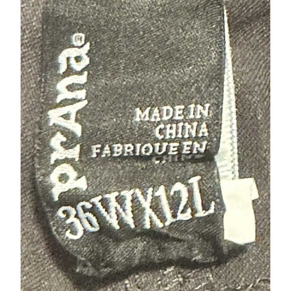 prAna Mens Shorts Breathe Cargo Chino Born from the Experience Gray Size 36 x 12 - Picture 9 of 14